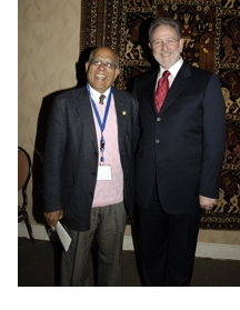 Dr. Om Charndra and Professor Neil Gold